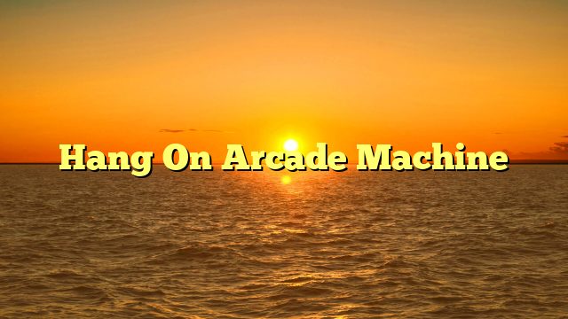 Hang On Arcade Machine
